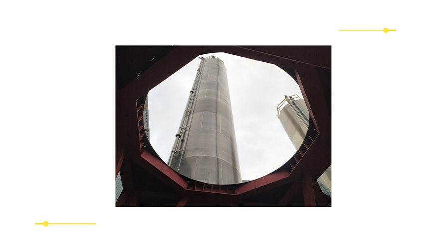 Short-Skirt Filling Silos